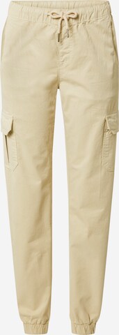 Effilé Pantalon cargo Urban Classics en beige : devant