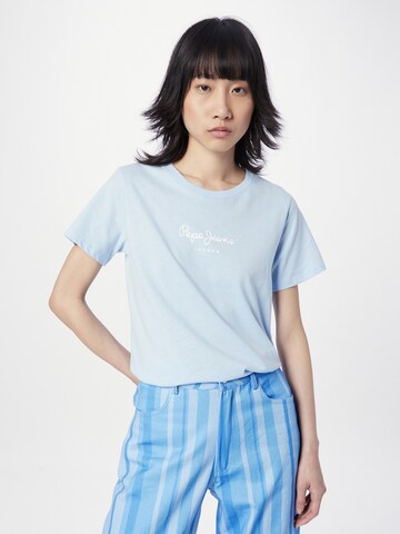 T-shirt 'Wendy' Pepe Jeans en bleu : devant