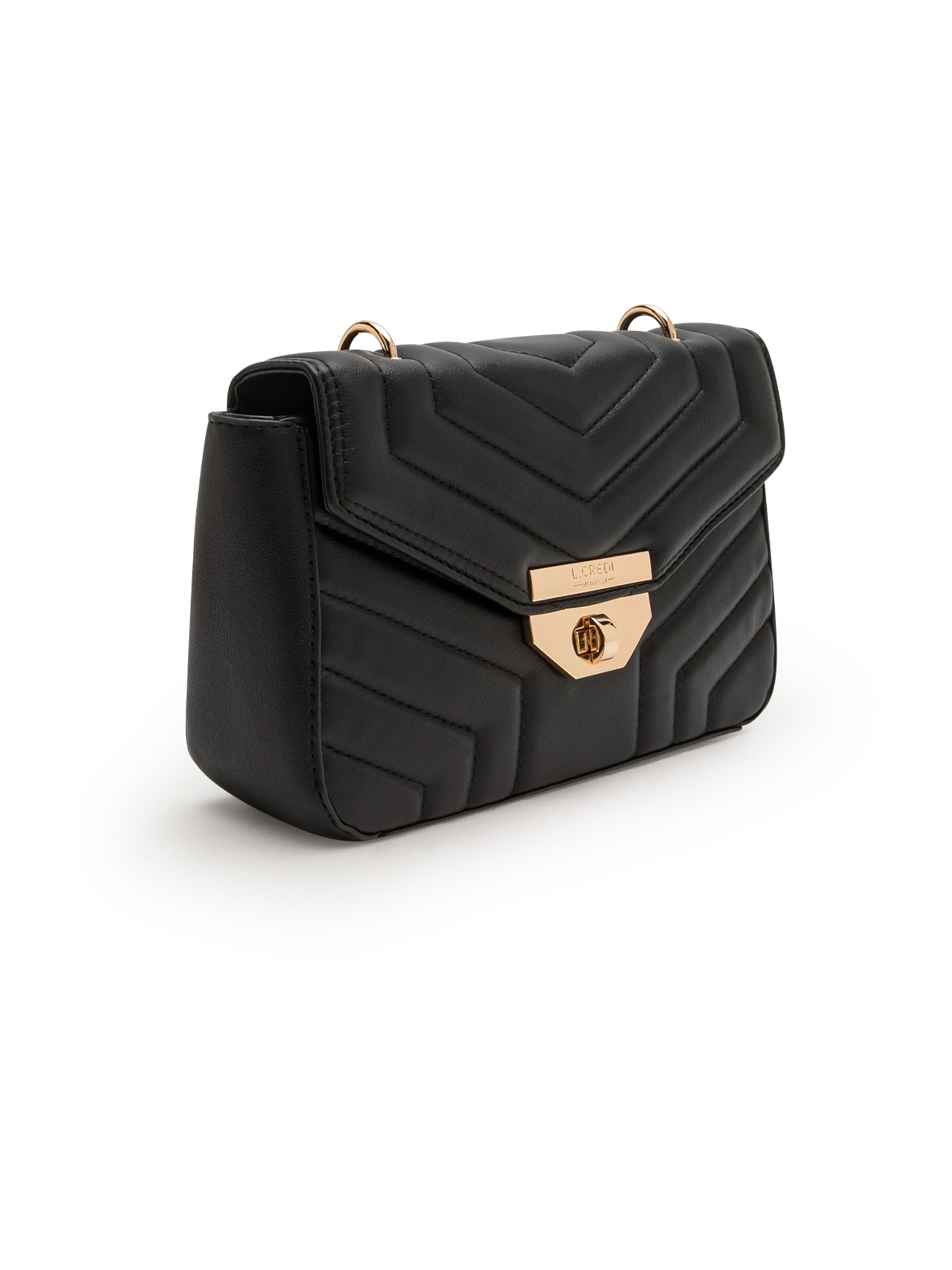 Sac à bandoulière 'Onawa' L.CREDI en noir