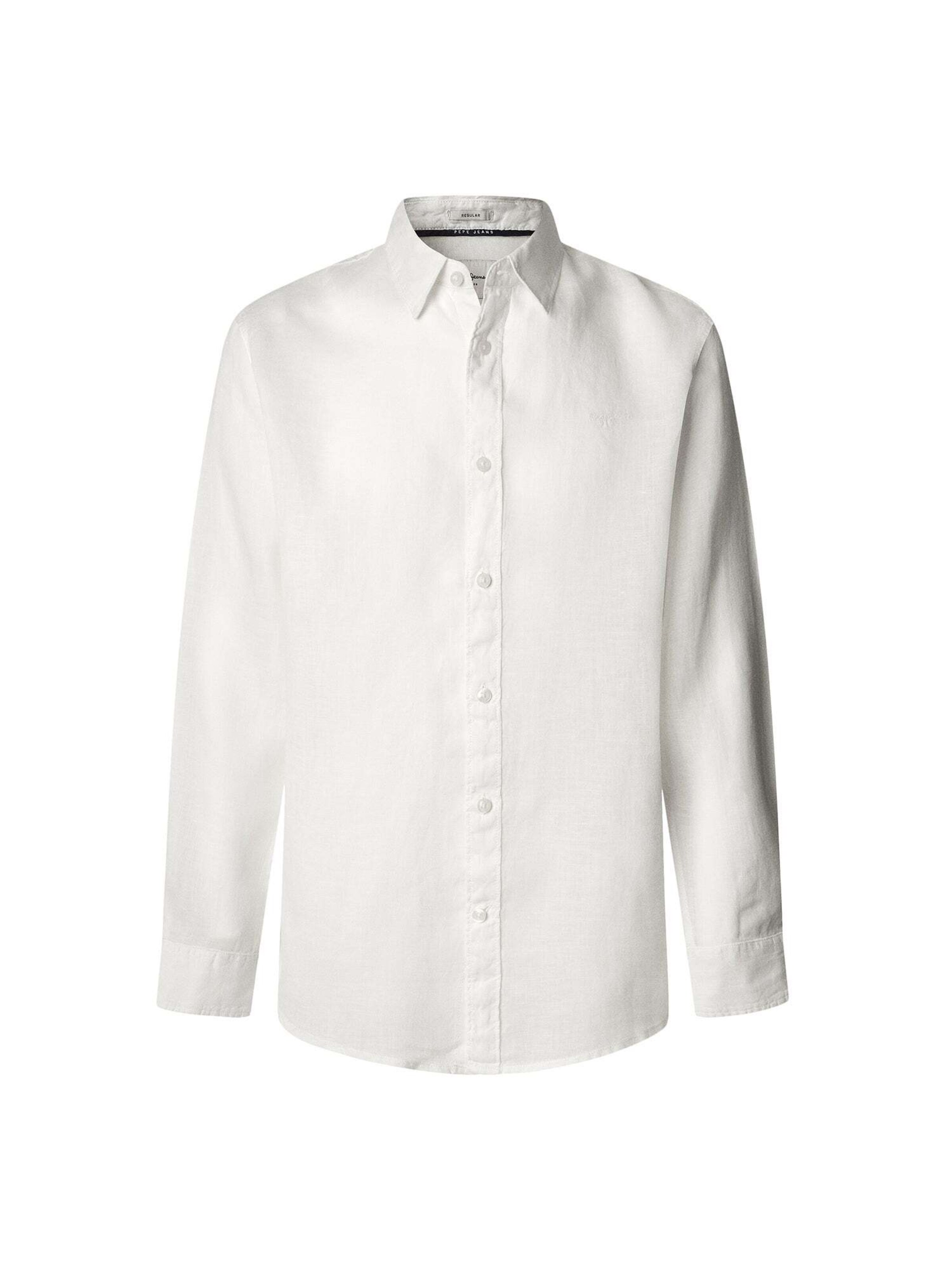 Pepe Jeans Klasický střih Košile 'Arnau' – bílá: přední strana