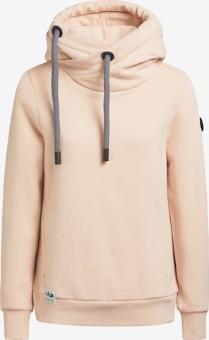 khujo Sweatshirt 'Karima' in Orange: front