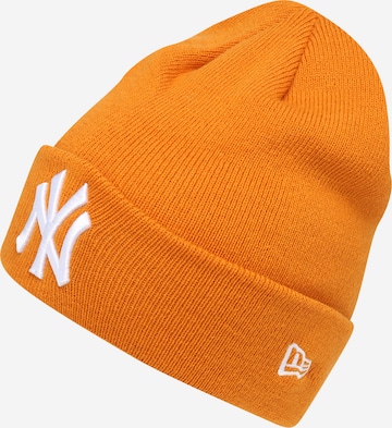 NEW ERA - Gorros 'League Ess' em laranja: frente