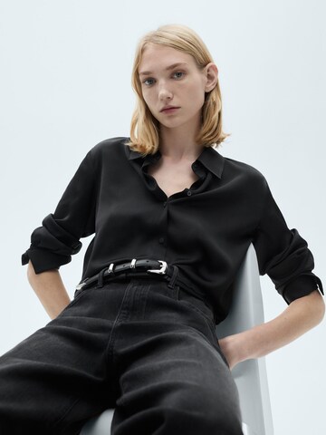 MANGO Blouse 'IDEALE' in Black