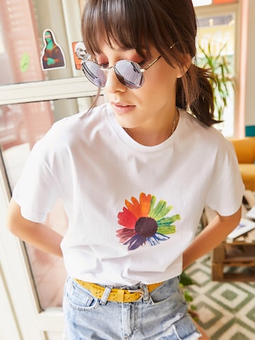 T-shirt olalook en blanc