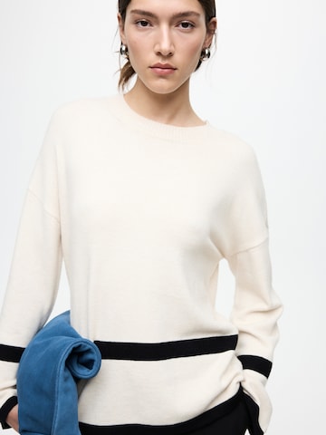 VILA Oversize pulóver 'VIRIL' - bézs