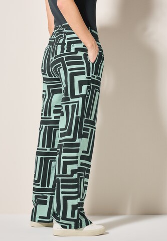 CECIL Loose fit Pants in Green