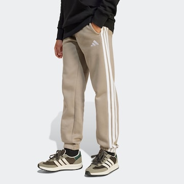ADIDAS SPORTSWEAR Tapered Workout Pants 'Essentials' in Beige: front