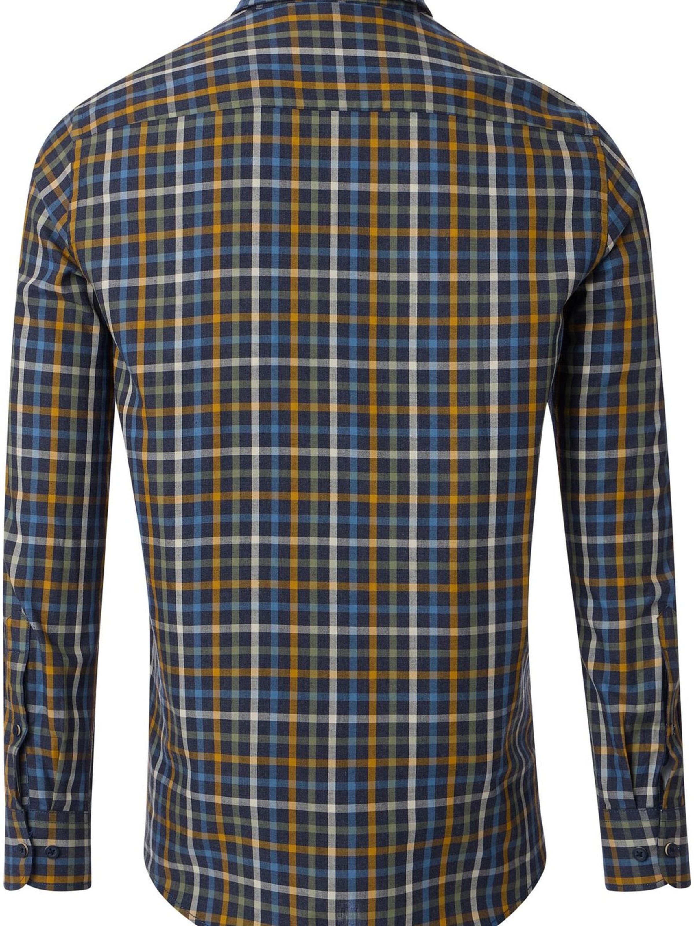CASA MODA Regular fit Button Up Shirt in Blue
