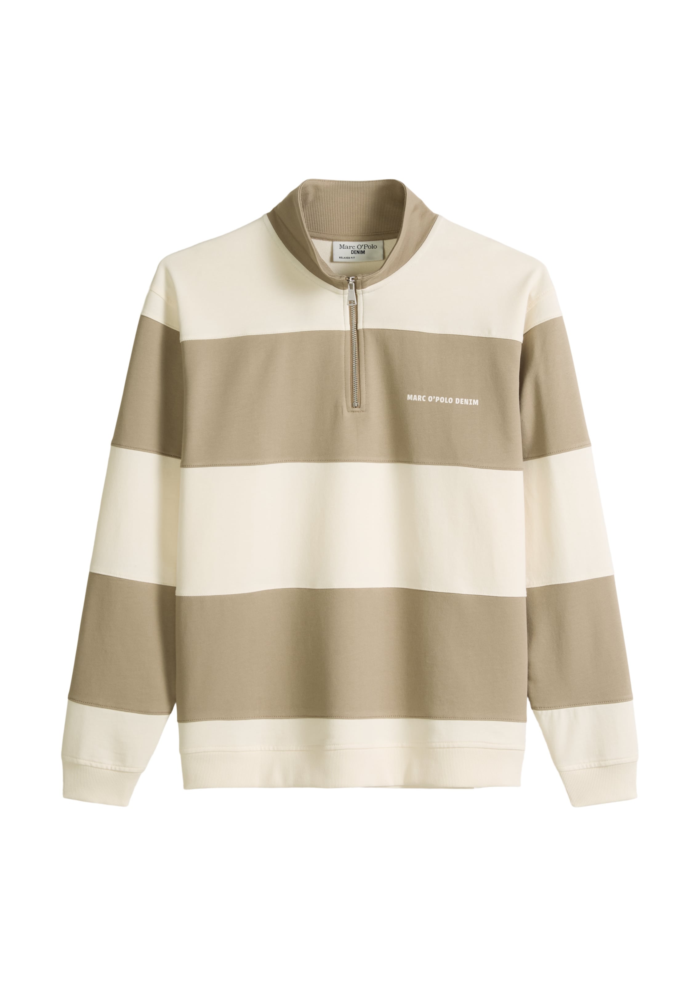 Marc O'Polo DENIM Sweatshirt in Bruin: voorkant