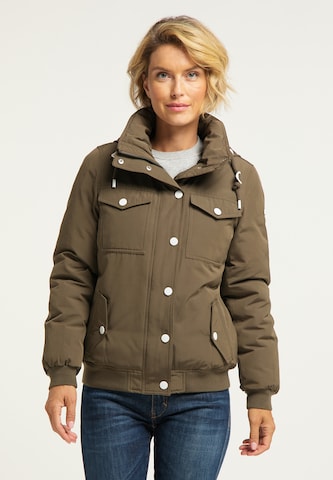 ICEBOUND Winter Jacket in Brown: front