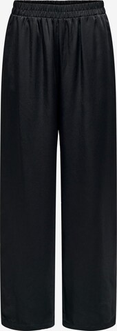 Wide Leg Pantalon 'THALIA' ONLY en noir : devant