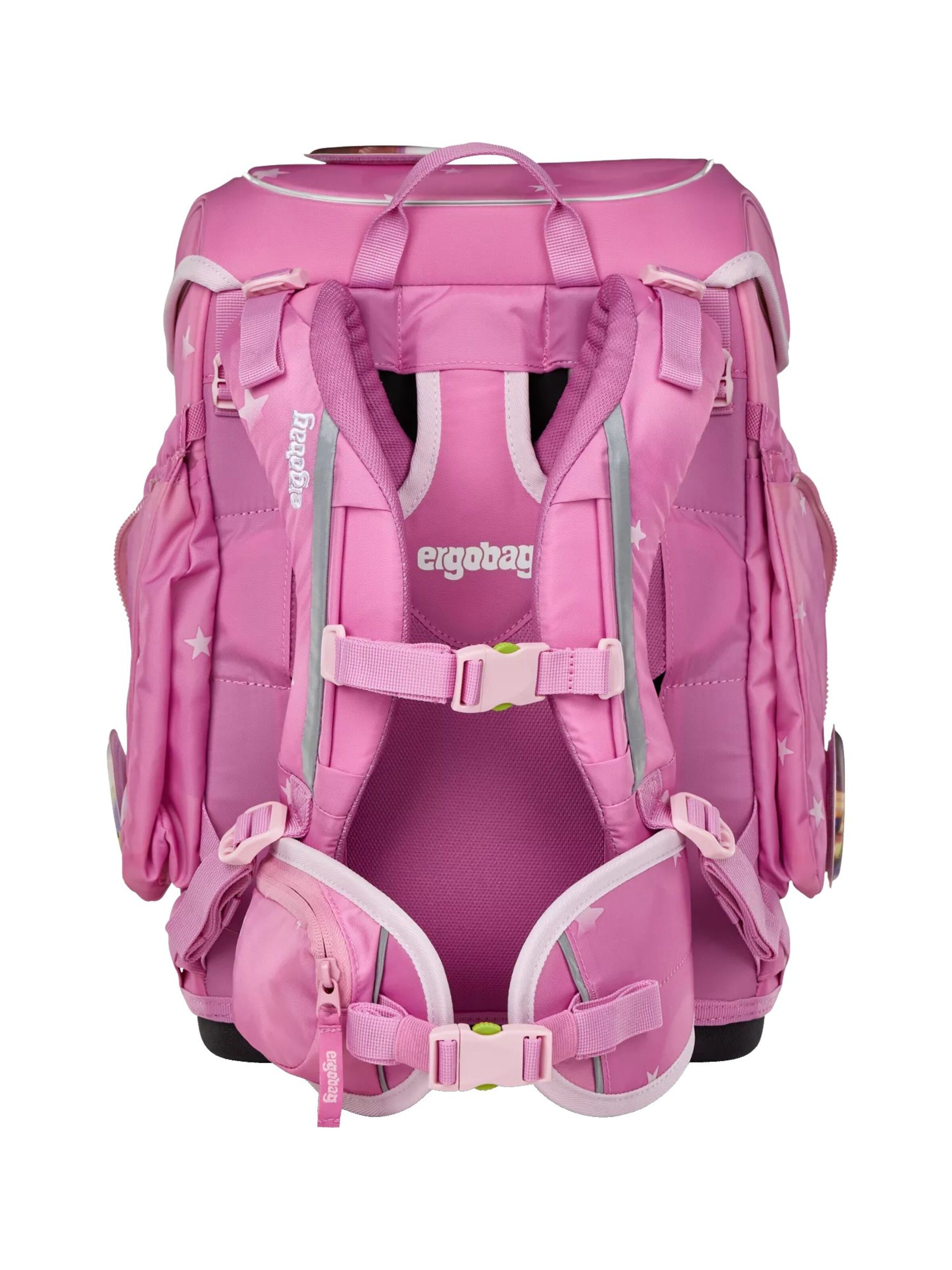 ergobag Backpack 'Schulranzen-Set cubo Set' in Pink