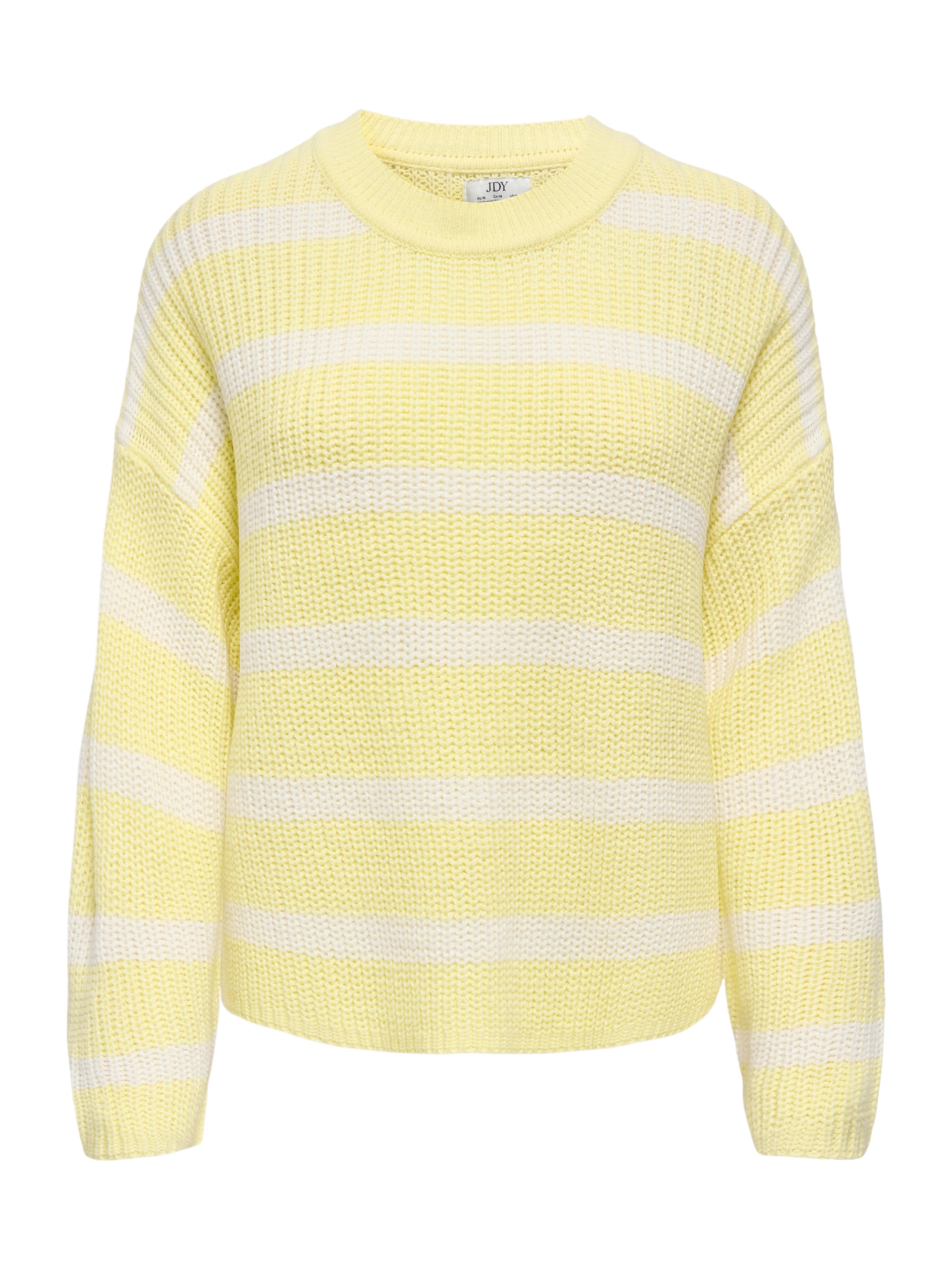 JDY Oversized Sweater 'JDYJUSTY' in Yellow: front