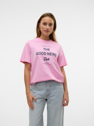 T-shirt 'VMKATRINE CATY' VERO MODA en rose : devant