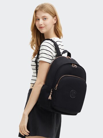 KIPLING Reppu 'Delia' värissä musta: etupuoli