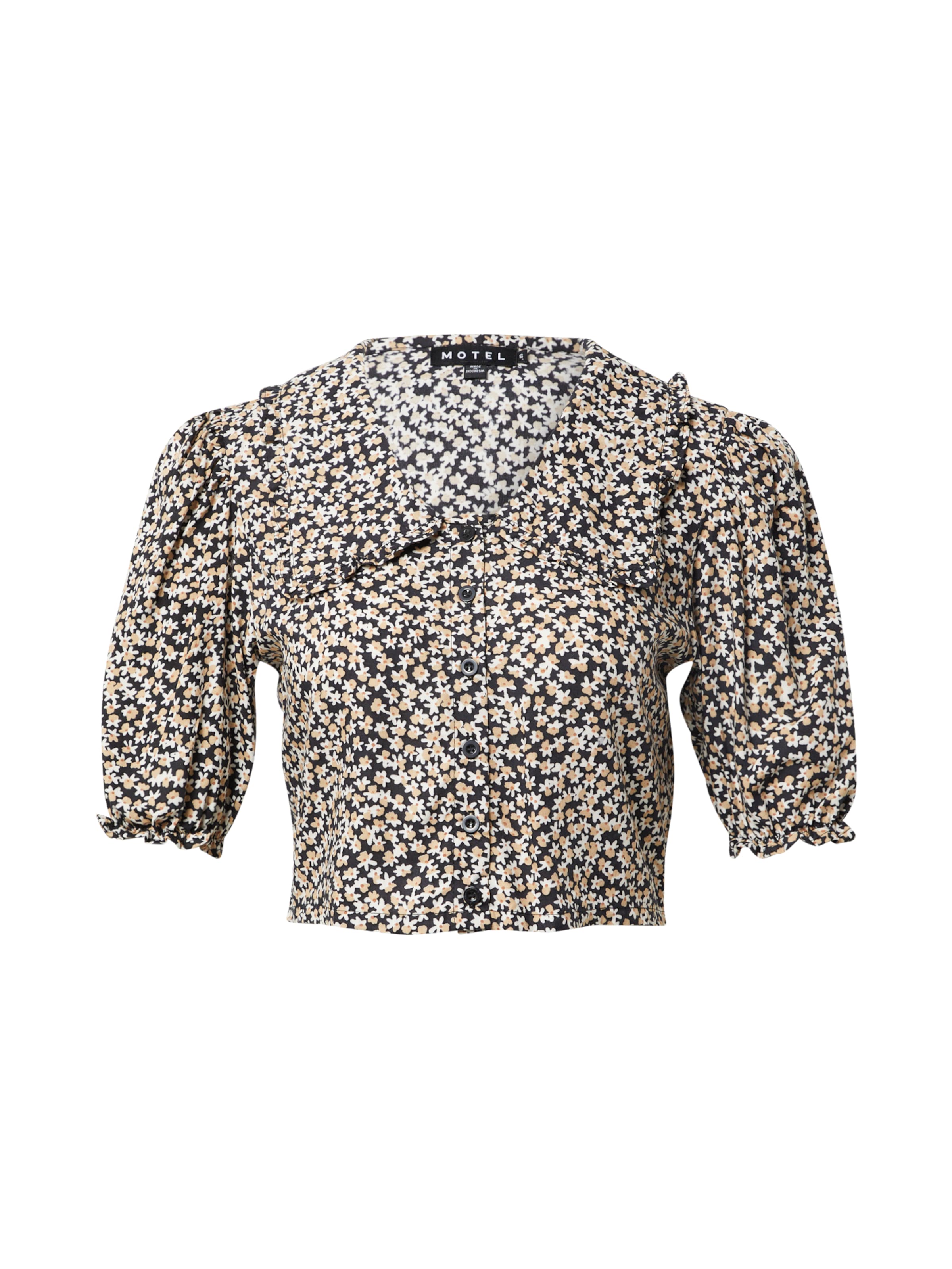 Motel - Camisa 'TUCCI' em preto: frente