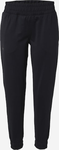 UNDER ARMOUR Конический (Tapered) Спортивные штаны 'Meridian' в Черный: спереди
