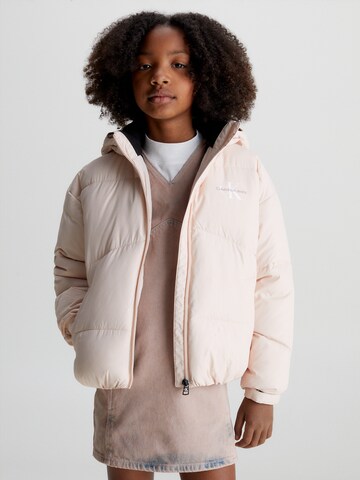 Veste mi-saison Calvin Klein Jeans en rose : devant