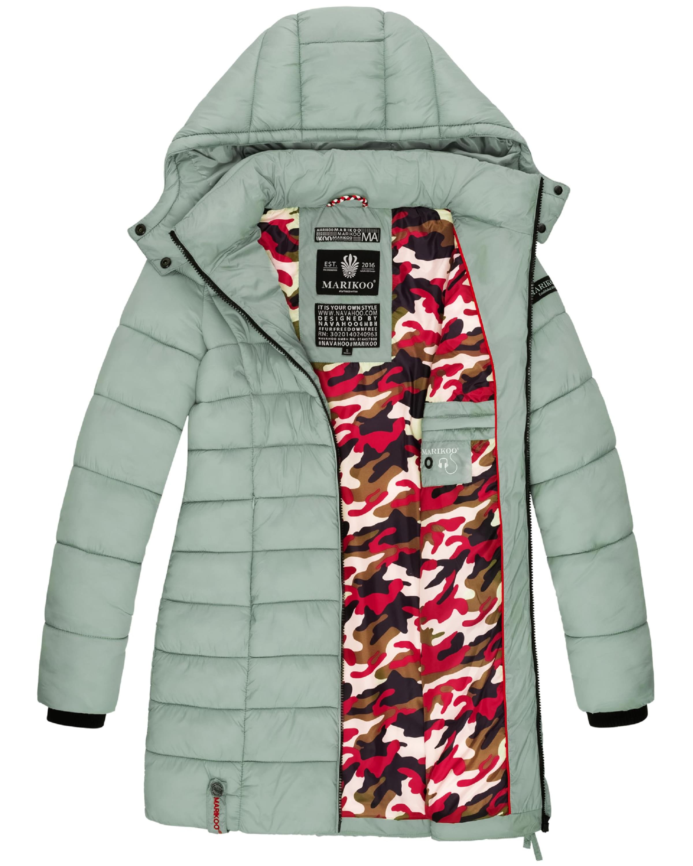 MARIKOO Χειμερινό παλτό 'Abendsternchen' σε πράσινο