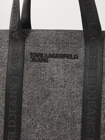 KARL LAGERFELD JEANS Nakupovalna torba | črna barva