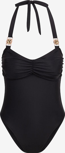 Moda Minx Badeanzug 'Amour Rouched' in schwarz, Produktansicht