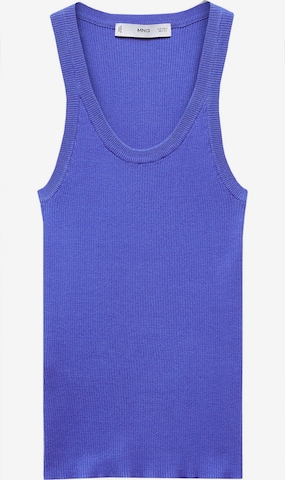 MANGO Knitted top 'RIRI' in Blue: front