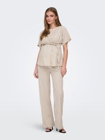 Regular Pantalon 'OLMPETRIS ' Only Maternity en blanc : devant
