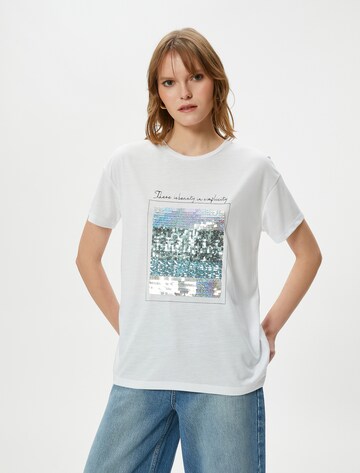 Koton Shirt in Wit: voorkant