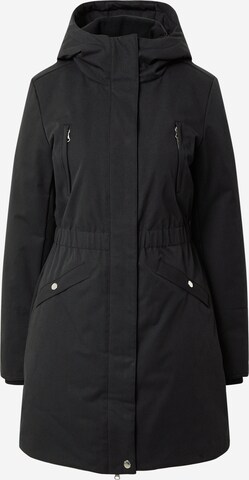 modström Between-Seasons Coat 'Denise' in Black: front