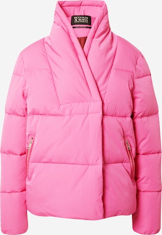 SCOTCH & SODA Between-Season Jacket in Pink: front