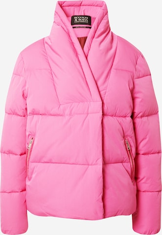 Veste mi-saison SCOTCH & SODA en rose : devant