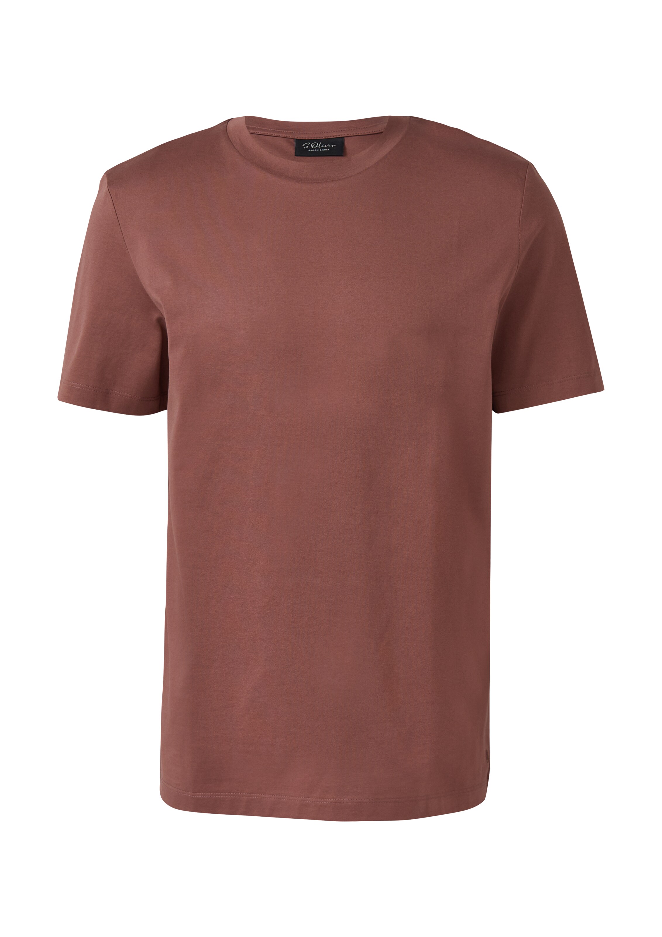 T-Shirt s.Oliver BLACK LABEL en marron : devant