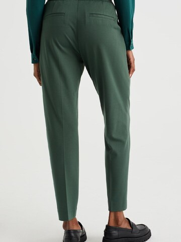 Coupe slim Pantalon WE Fashion en vert
