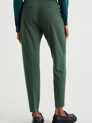 WE Fashion Slimfit Broek in Groen