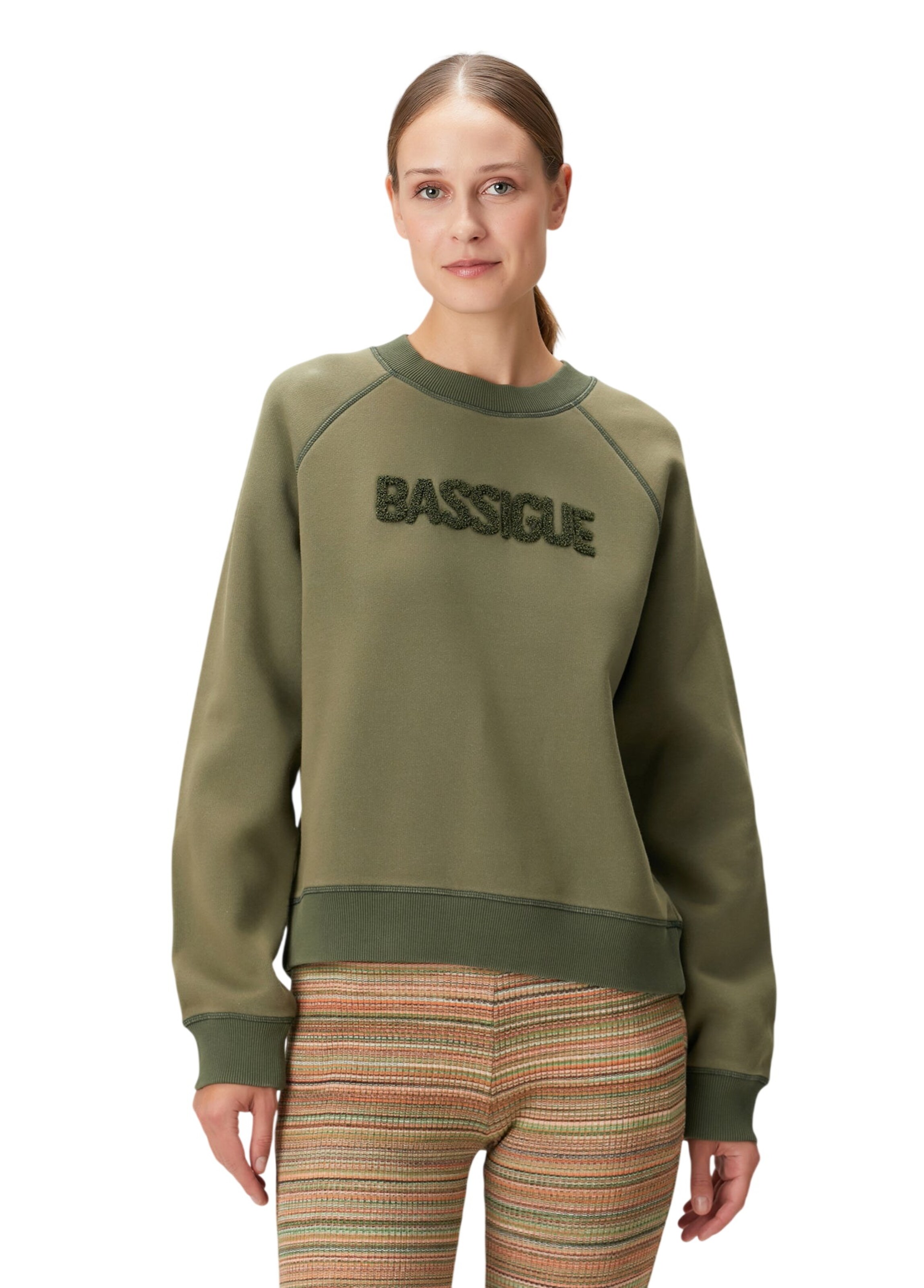 BASSIGUE Sweatshirt in Grün: Vorderseite