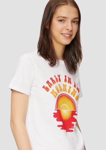 T-shirt QS en blanc