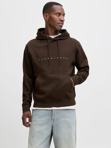 JACK & JONES Sweatshirt 'JJEStar' in Brown: front