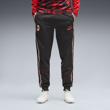PUMA Tapered Sportbroek 'AC Milan King Anthem' in Grijs: voorkant