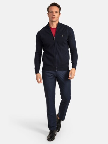 Jacey Quinn Knit cardigan in Blue