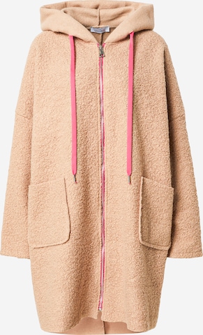 brūns Zwillingsherz Flīsa jaka 'Neon': no priekšpuses