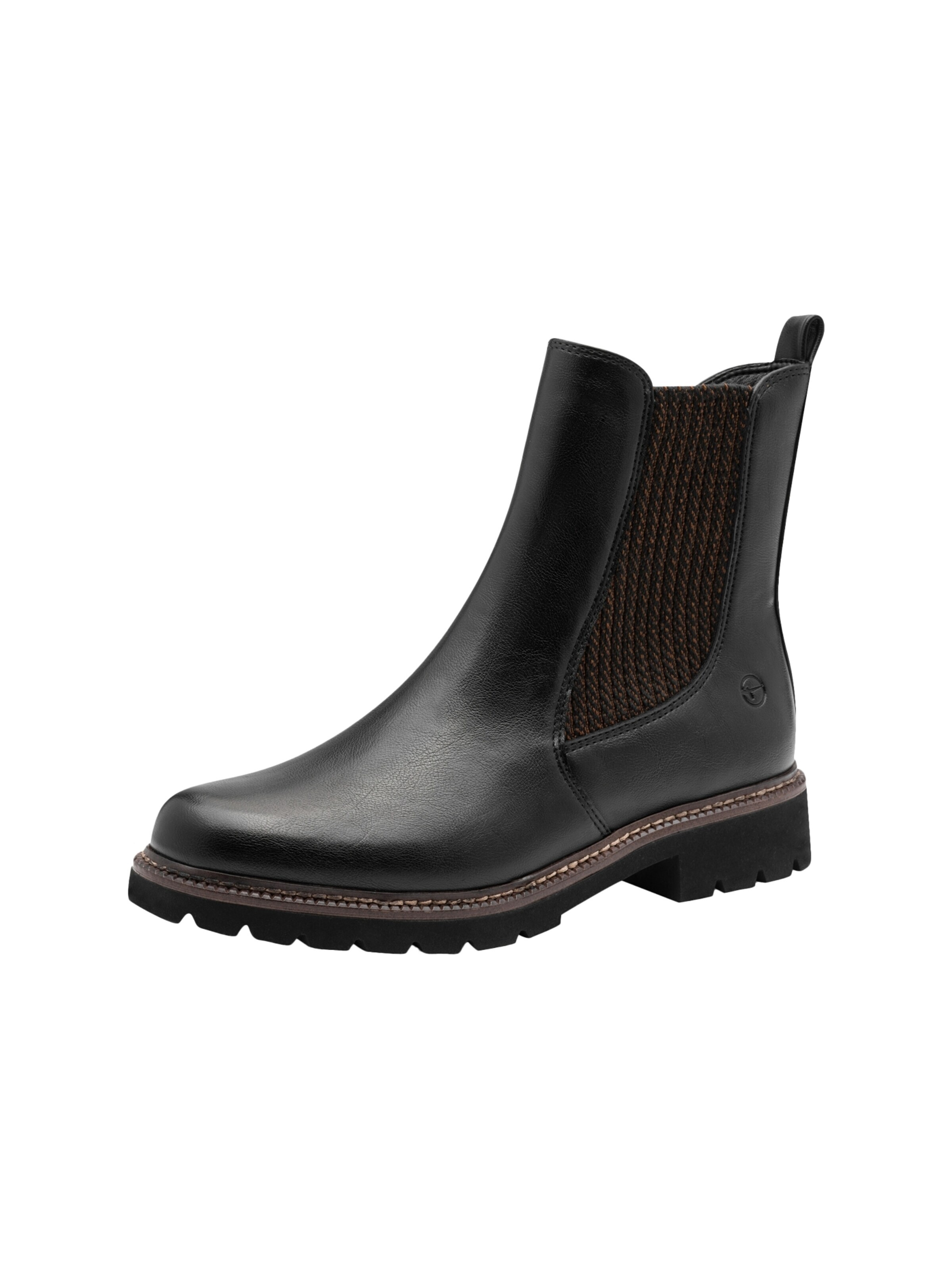 Tamaris Chelsea Boots 'Stiefeletten zum Hineinschlüpfen' in Brown: front