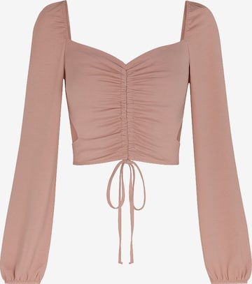 Chemisier Elara en rose : devant