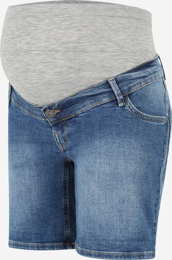 LOVE2WAIT Shorts in blue denim / graumeliert, Produktansicht