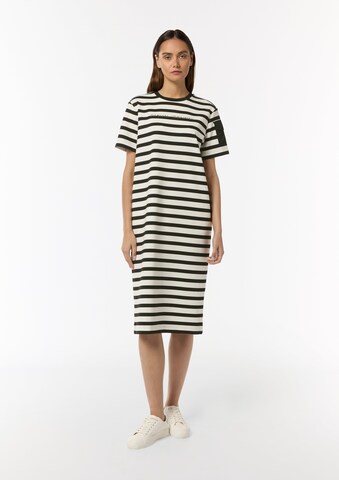 comma casual identity Jurk in Beige: voorkant