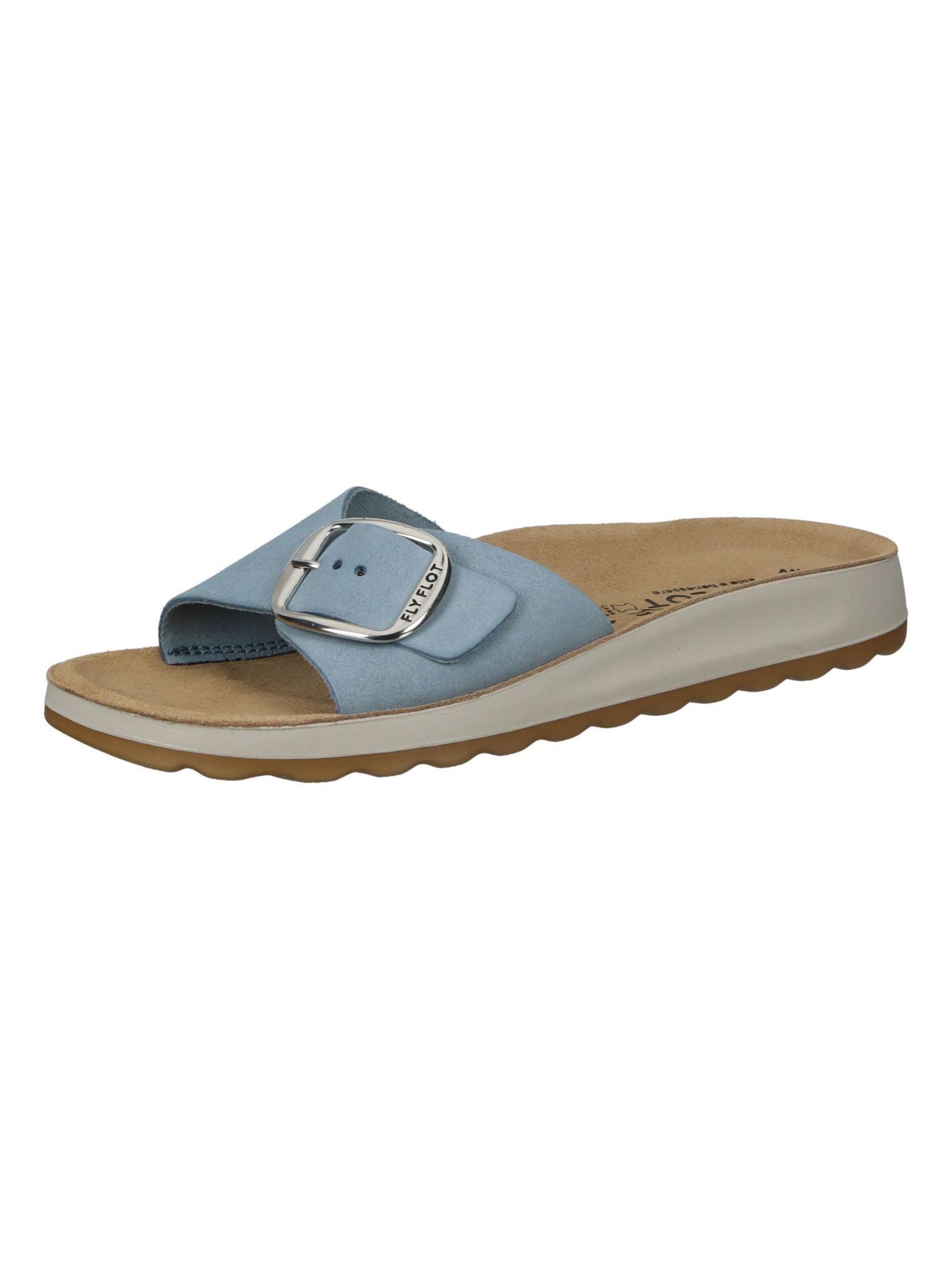 FLY FLOT Mules 'Pantoletten' in Blue: front