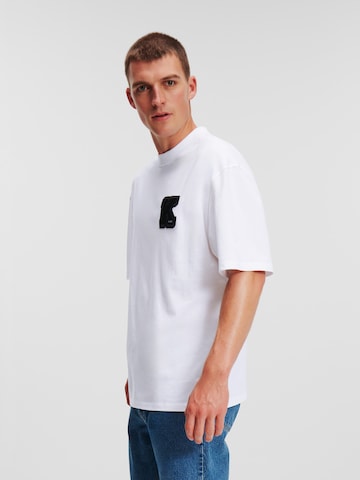 Karl Lagerfeld Majica ' Athleisure' | bela barva