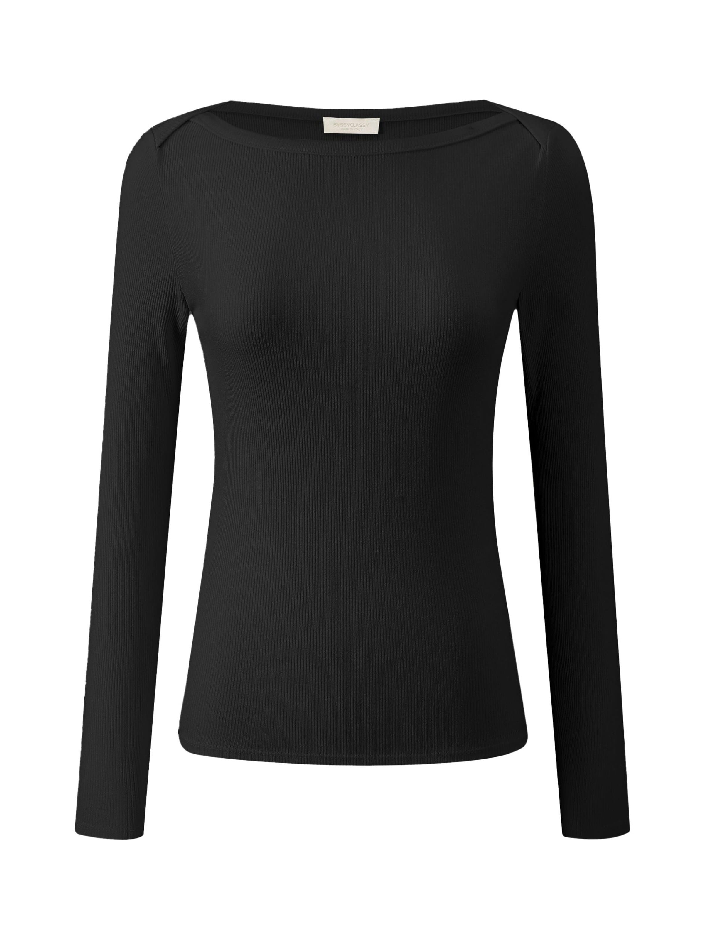 Maglietta di SASSYCLASSY in nero: frontale