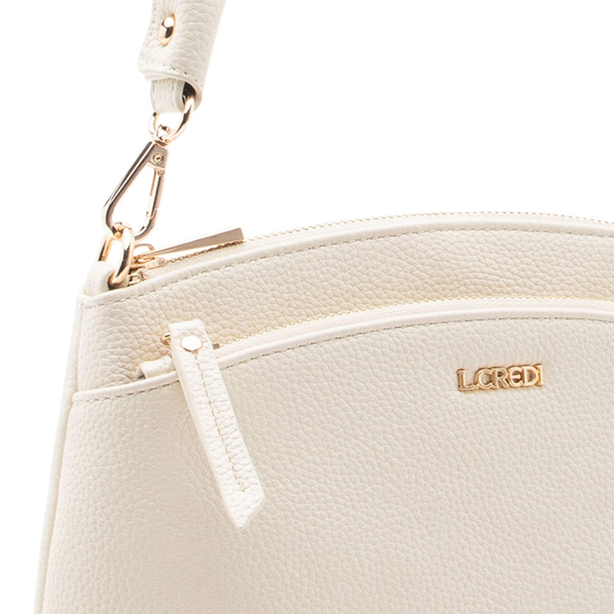 Sac bandoulière 'Sibona' L.CREDI en beige