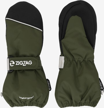 ZigZag Athletic Gloves 'Shildon' in Green: front