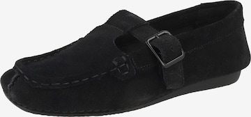 CLARKS - Mocasines 'Freckle Tbar' en negro: frente